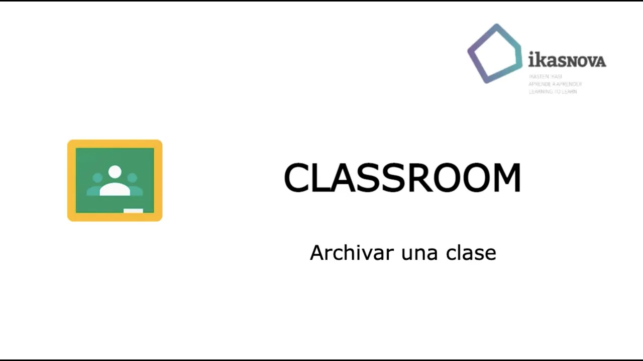 Archivar y duplicar clases de classroom